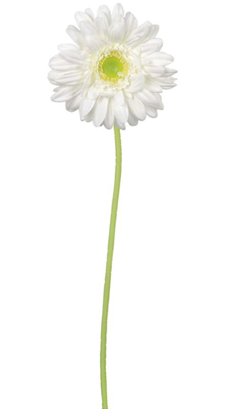 Kunstig Blomst Hvid Gerbera 50 Cm Buket