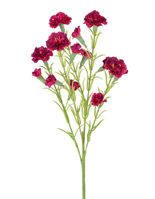 Kunstig Blomst Nellik Høj 64 Cm Mørk Pink