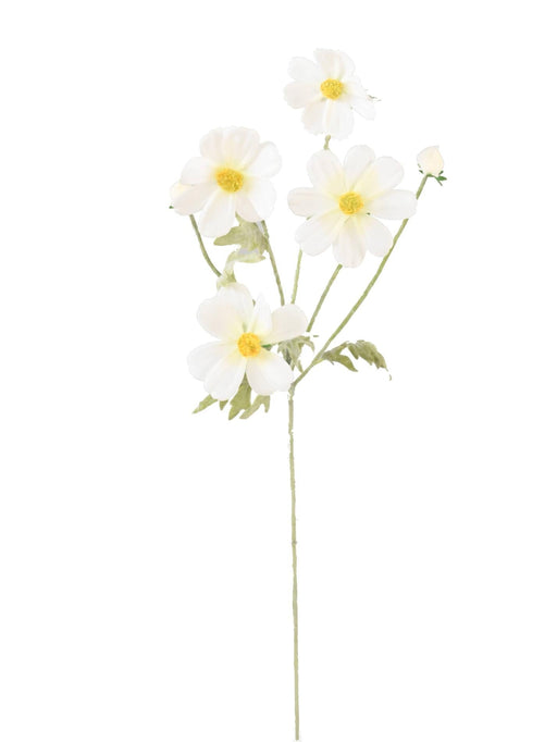 Kunstig Kosmos Blomst Høj 62Cm Hvid