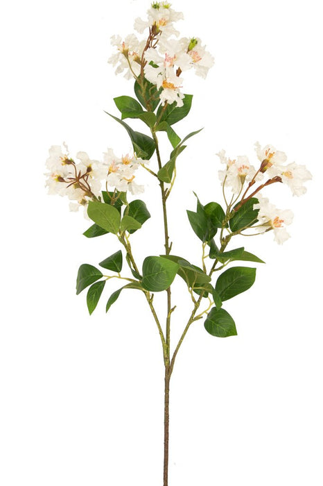 Kunstig Blomst Lagerstroemia White