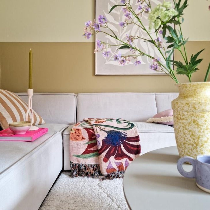 Hvid Kunstig Blondeblomst