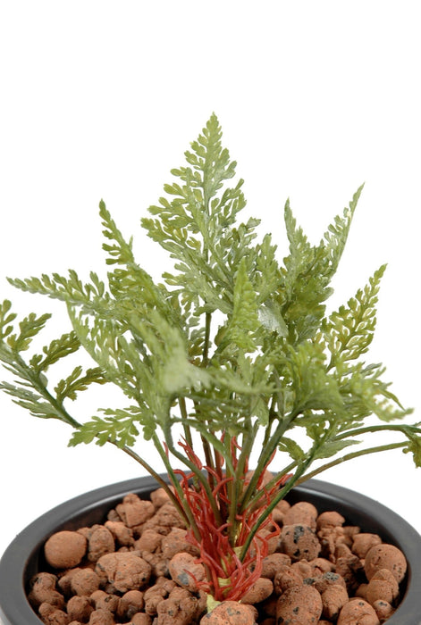 Kunstig Bregne På Pæl Til Udendørs Dekoration