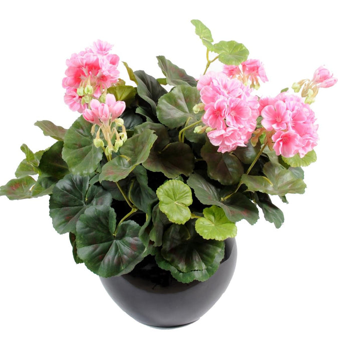 Kunstig Geranium På Pæl 35 Cm Pink