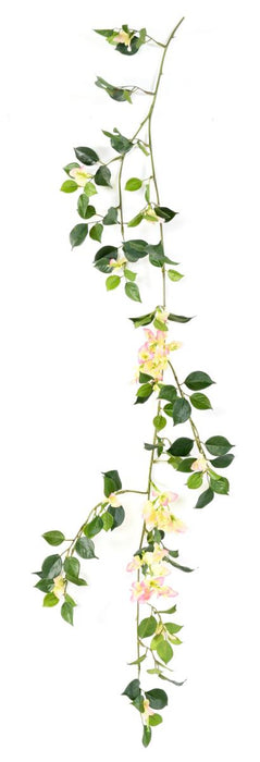 Kunstig Bougainvillea Garland 110Cm Lys Pink