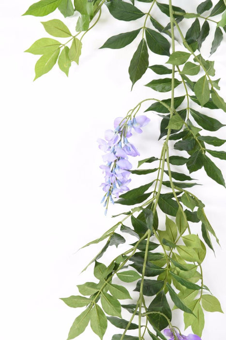 Indendørs Kunstig Wisteria-Guirlande 180 Cm Lavendel