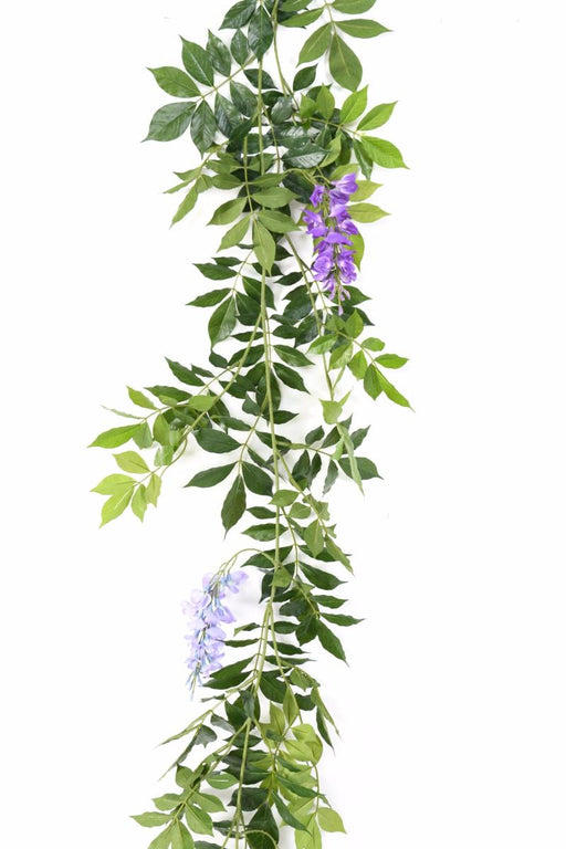 Indendørs Kunstig Wisteria-Guirlande 180 Cm Lavendel