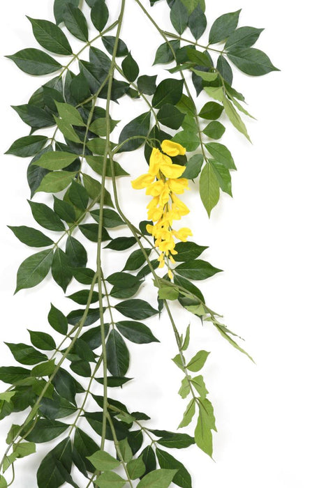 Gul Kunstig Wisteria-Guirlande 180 Cm