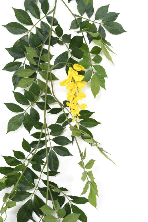 Gul Kunstig Wisteria-Guirlande 180 Cm