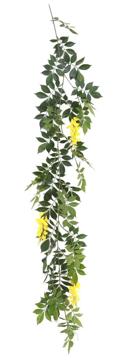 Gul Kunstig Wisteria-Guirlande 180 Cm