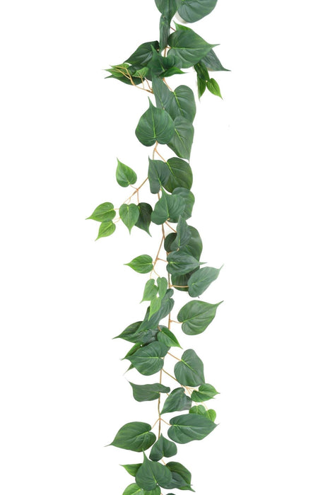 Kunstig Pothos Garland 114 Blade 190Cm Grøn