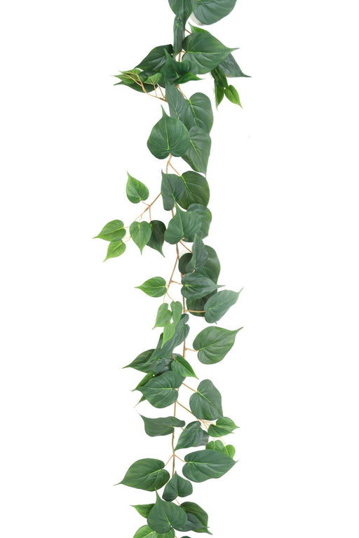 Kunstig Pothos Garland 114 Blade 190Cm Grøn