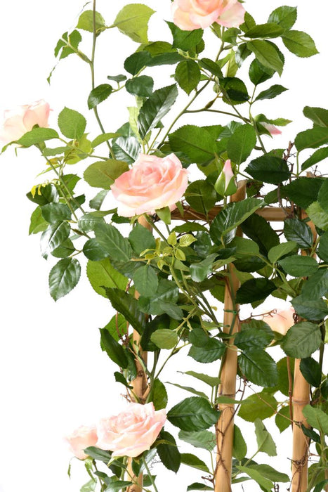 Kunstig Royal Rose Bush Træhæk 160 Cm