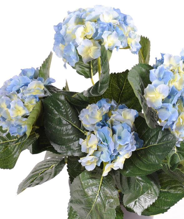 Blå Kunstig Hortensia 40 Cm Til Indendørs