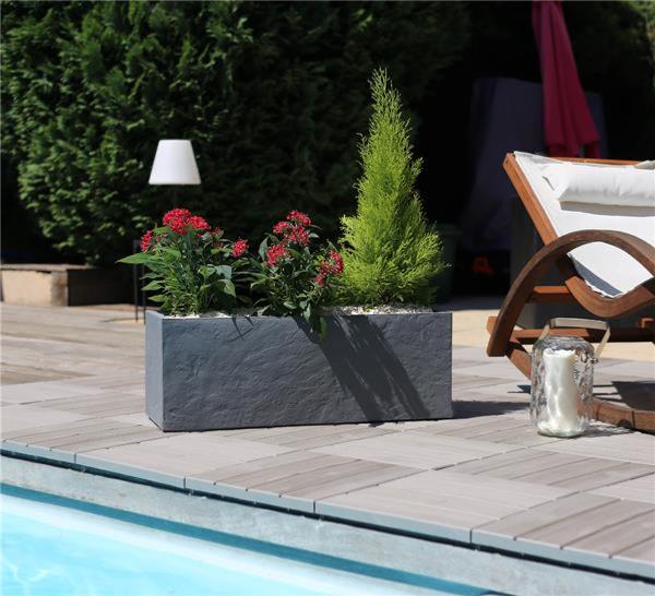 Volcania Antracit Plantekasse 79,5 Cm Udendørs
