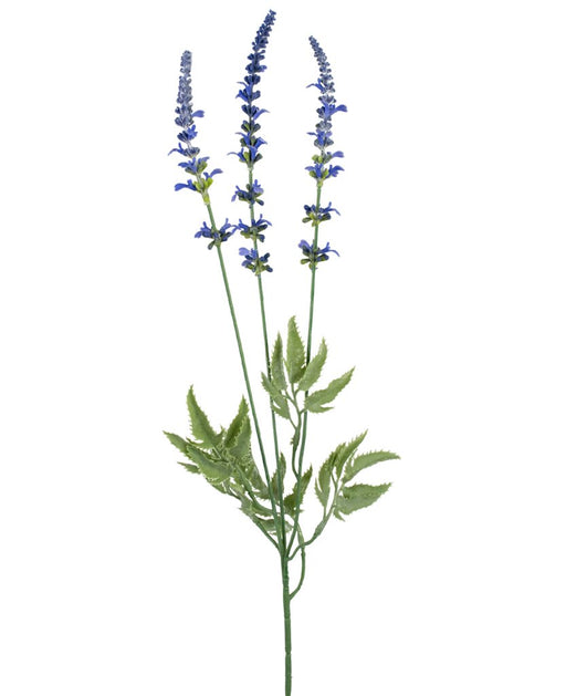 Lavendel - Kunstig Blomstrende Gren