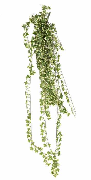 Kunstig Efeu På Pæl 130 Cm 801 Blade Grøn Hvid