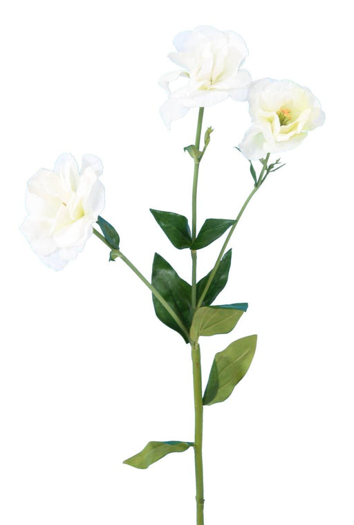 Hvid Kunstig Lisianthus 70Cm Dekorativ Buket
