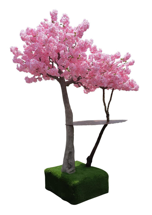 Ståbord Kunstig Kirsebærblomst Pink H.280Cm