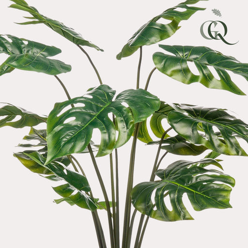 Monstera Deliciosa Kunstig Plante - H110Cm, Ø13Cm