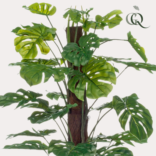 Monstera Deliciosa Kunstig Plante - H120Cm, Ø14Cm