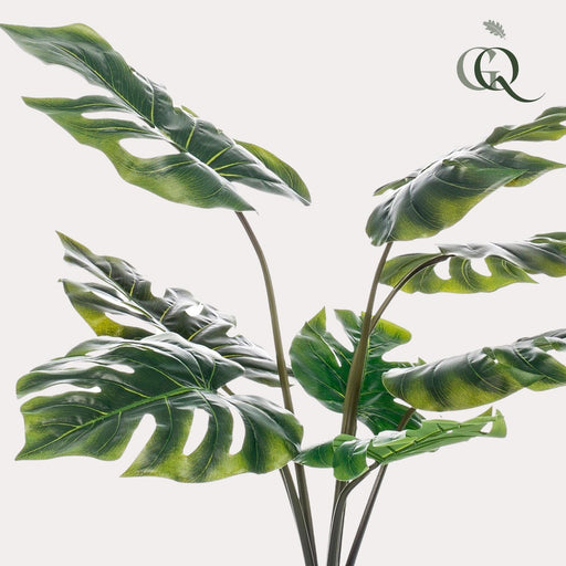 Monstera Deliciosa Kunstig Plante - H85Cm, Ø12Cm