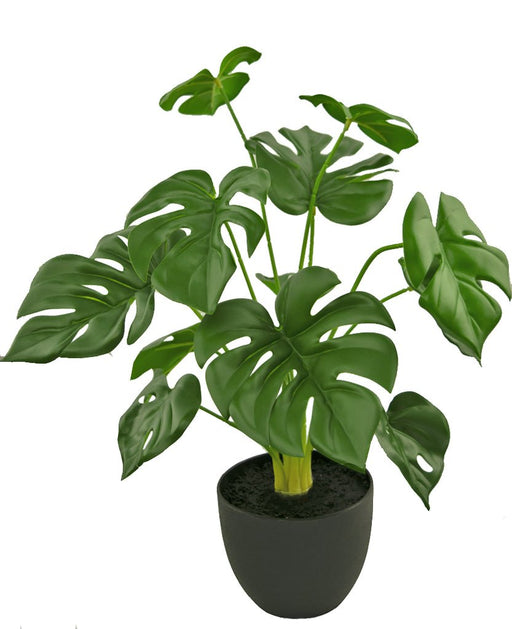 Monstera - Kunstig Grøn Plante
