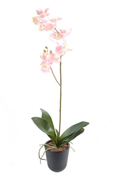 Kunstig Phalaenopsis Orchid 90 Cm Lys Pink