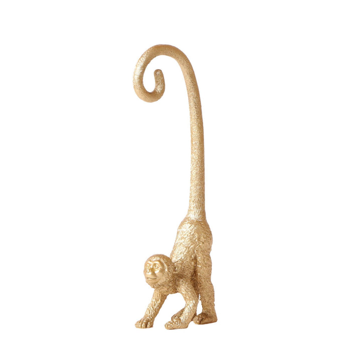 Long Tail Monkey Ornament - Guld
