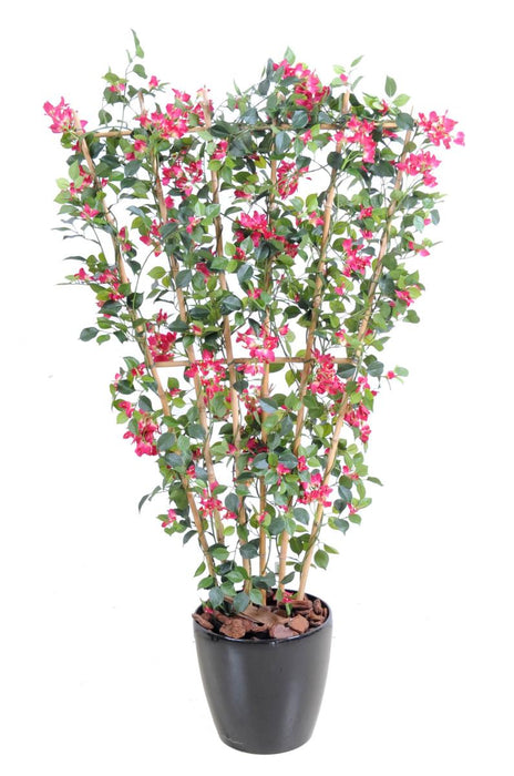 Kunstigt Bougainvillea Hegn 130Cm Fuchsia