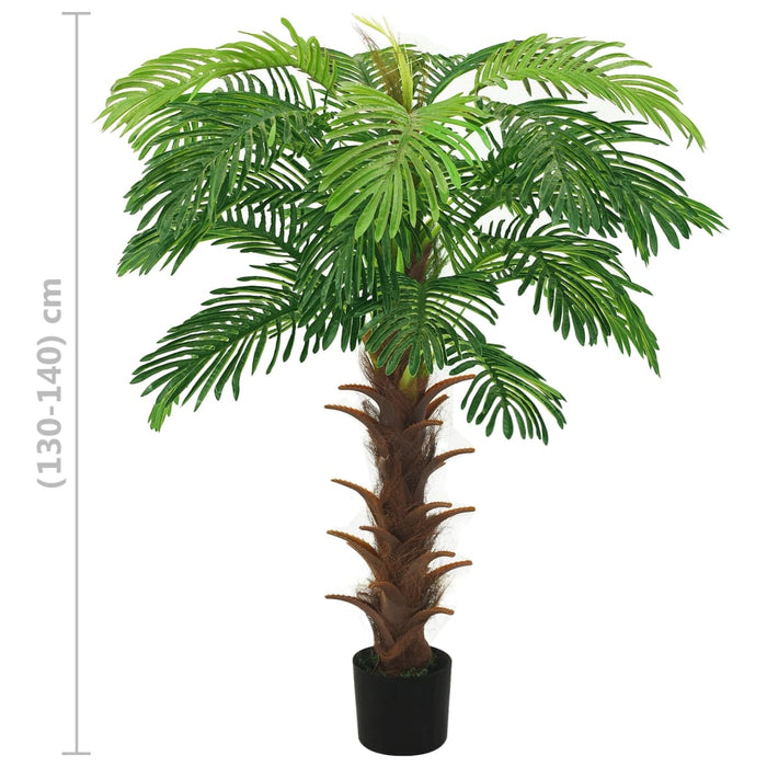 Kunstig Cycas Palme Med Potte 140 Cm Grøn