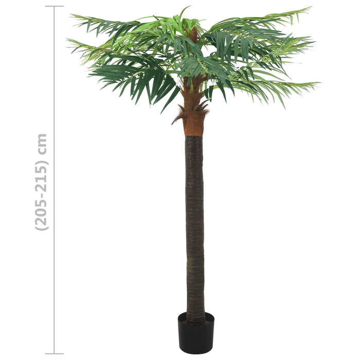 Kunstig Phoenix Palme Med Potte 215 Cm Grøn
