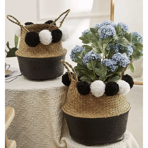Eli Black Pompom Kurv