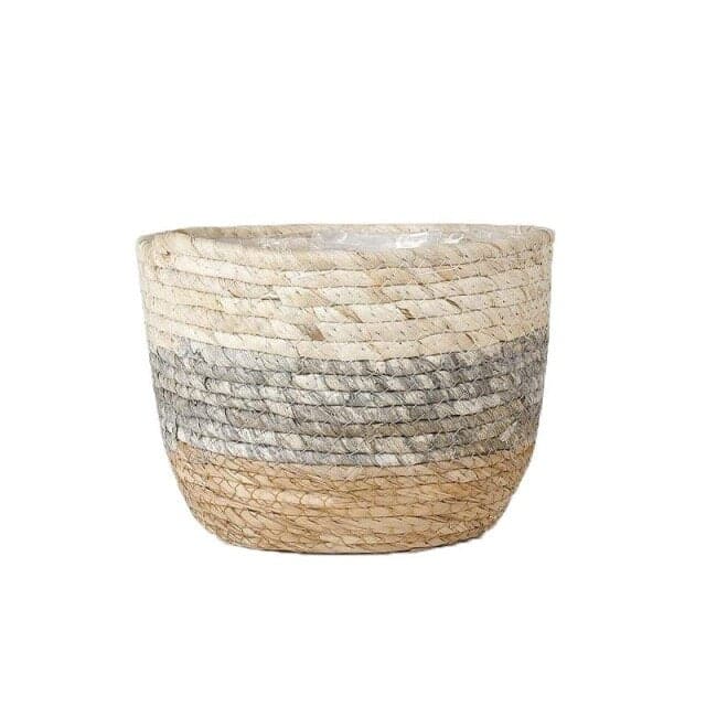 Tricolor Rattan Kurv
