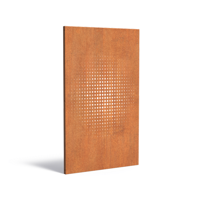 Corten Stål Dekorativ Panel 180X110 Cm Rust