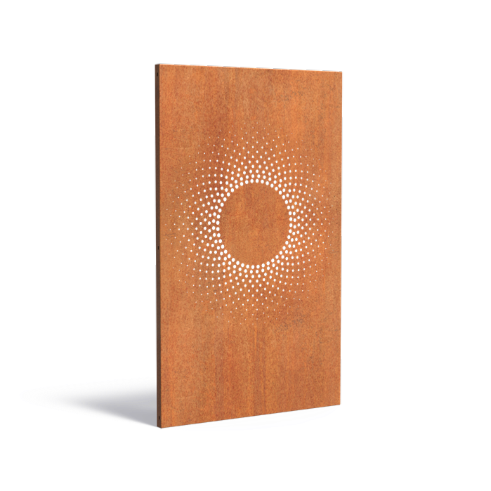 Corten Stålpanel Til Haveterrasse