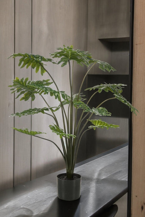 Philodendron Kunstig Plante - H105Cm, Ø16Cm