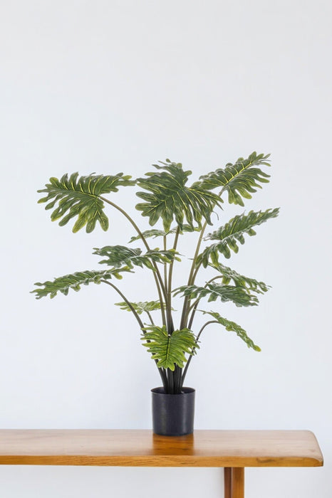 Philodendron Kunstig Plante - H98Cm, Ø9Cm