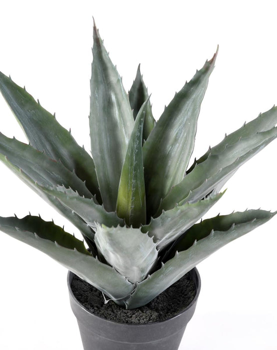 Kunstig Agave Plante I Potte H.43Cm Grøn