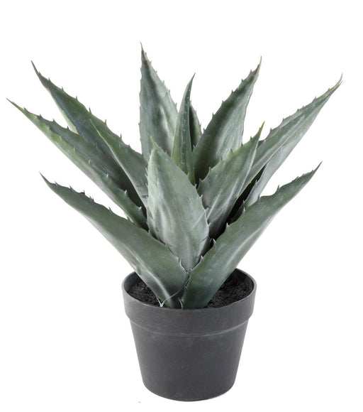 Kunstig Agave Plante I Potte H.43Cm Grøn
