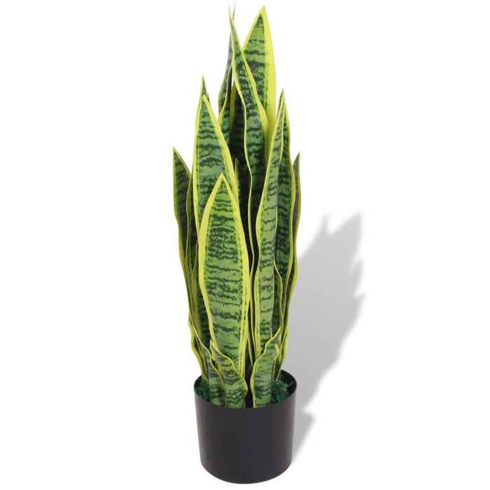 Kunstig Plante Med Sansevière Potte 65 Cm Grøn