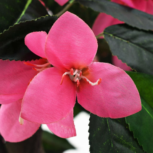 Kunstig Rhododendron Plante Med Potte 155Cm Grøn Og Pink