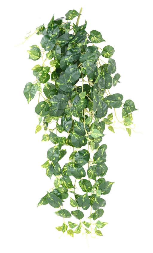Kunstig Pothos Broget Plante 120 Cm På Pæl