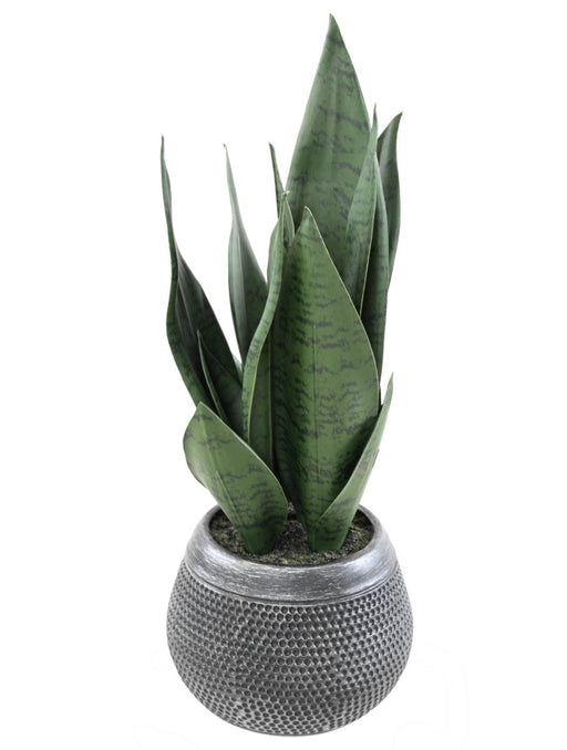 Kunstig Sansevieria Plante Med Potte 49Cm Grøn