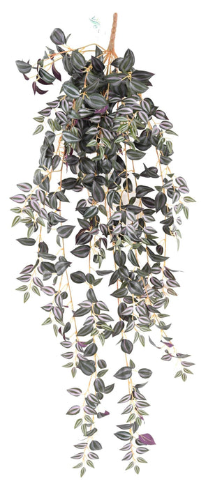 Kunstig Plante Tradescantia H.110 Cm Grøn Lilla