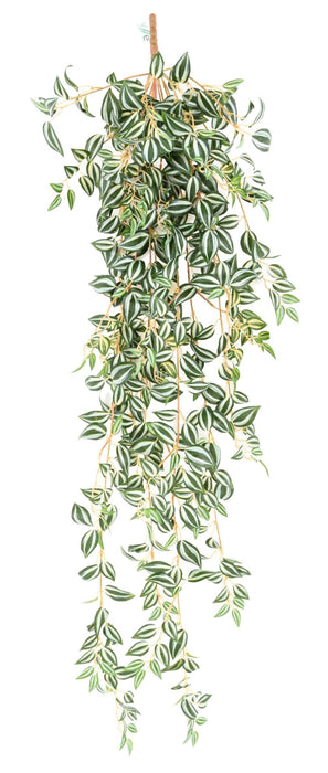 Kunstig Plante Tradescantia H.110Cm Grøn Hvid