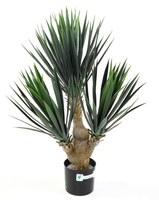 Kunstig Yucca Plante 3 Stammer 70Cm Indvendig Dekoration