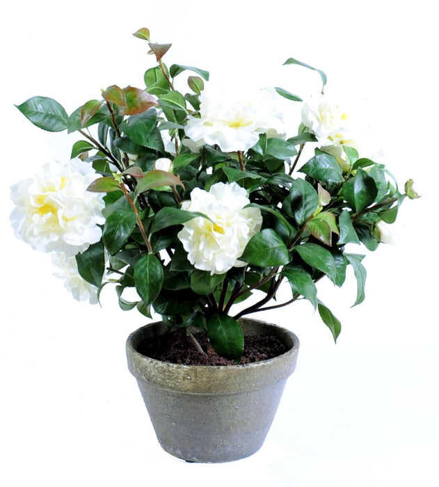 Kunstig Camellia Plante I Potte 56Cm Hvid