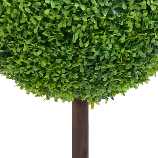 Kunstig Buksbom Plante Med Grøn Kugleform Potte 50 Cm