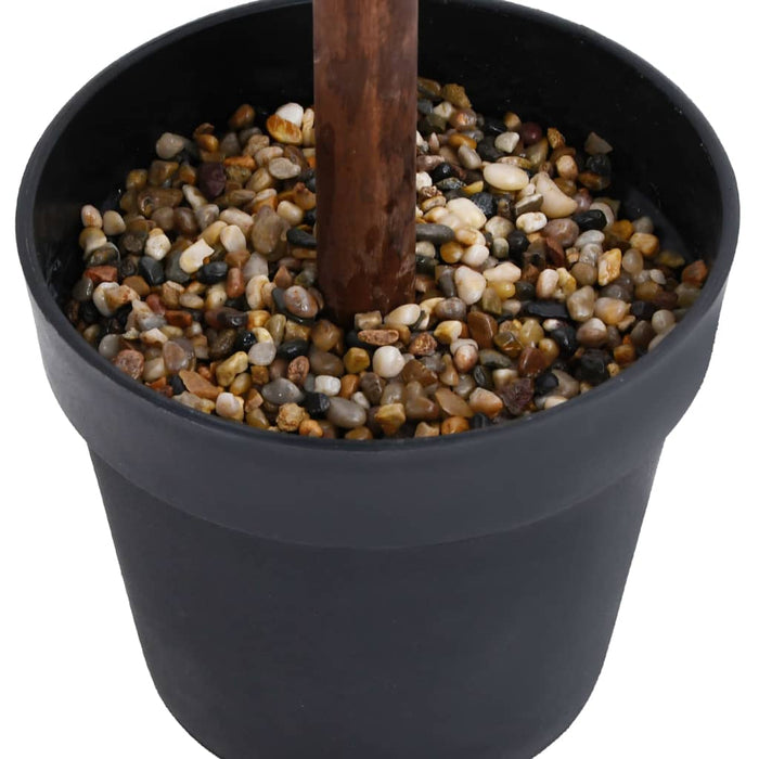 Kunstig Buksbom Plante Med Grøn Kugleform Potte 50 Cm