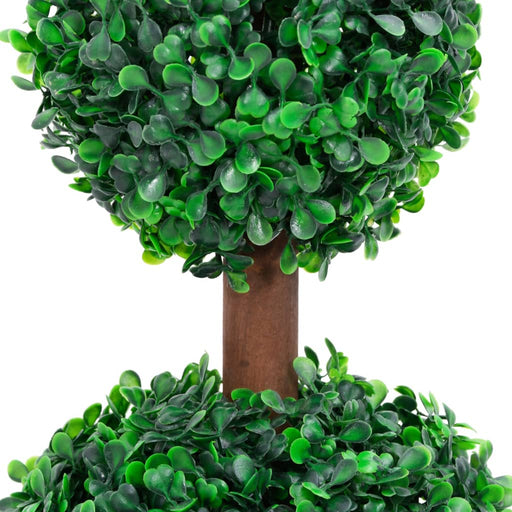 Kunstig Buksbom Plante Med Grøn Kugleform Potte 60 Cm